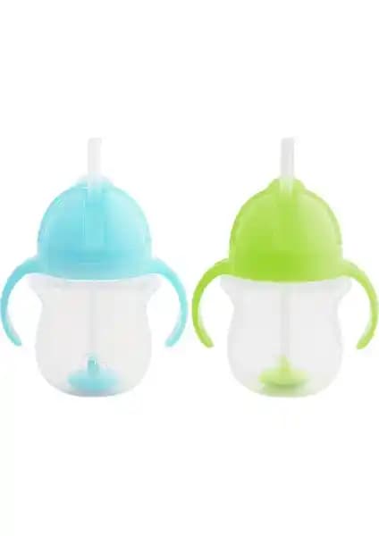 Munchkin Tıklama Kilitli Pipetli Çocuk Alıştırma Bardakları Güvenli ve Ergonomik Tasarım