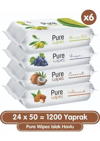 Pure Baby Pure Wipes Islak Havlu: Güvenli ve Konforlu Bebek Temizlik Ürünü