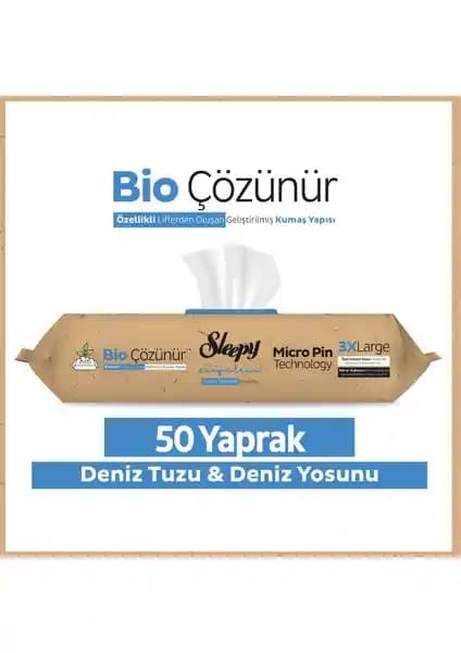 Sleepy Bio Çözünür Yüzey Temizlik Havlusu ve Mendili: Doğal ve Pratik Temizlik Çözümü