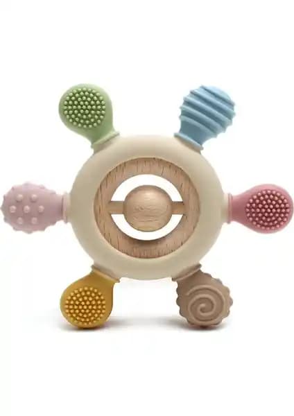 Tuto Baby Bebek Diş Kaşıyıcı Halka Dümen Güvenli ve Ergonomik Bebek Oyuncağı