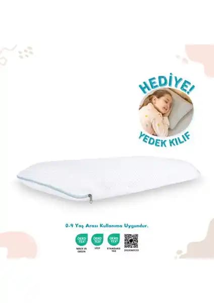 Viscotex Visco Kids Yastık: Çocuklar İçin Ergonomik ve Nefes Alabilir Uyku Desteği