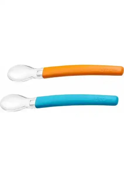 Wee Baby Mama Kaşığı 2 Li Bebekler İçin Güvenli ve Ergonomik Beslenme Seti