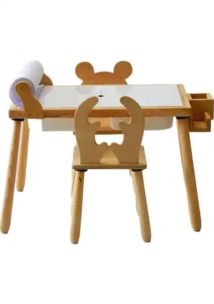 Wood & Joy Doğal Ahşap Duyusal Çocuk Aktivite Masası İncelemesi ve Özellikleri