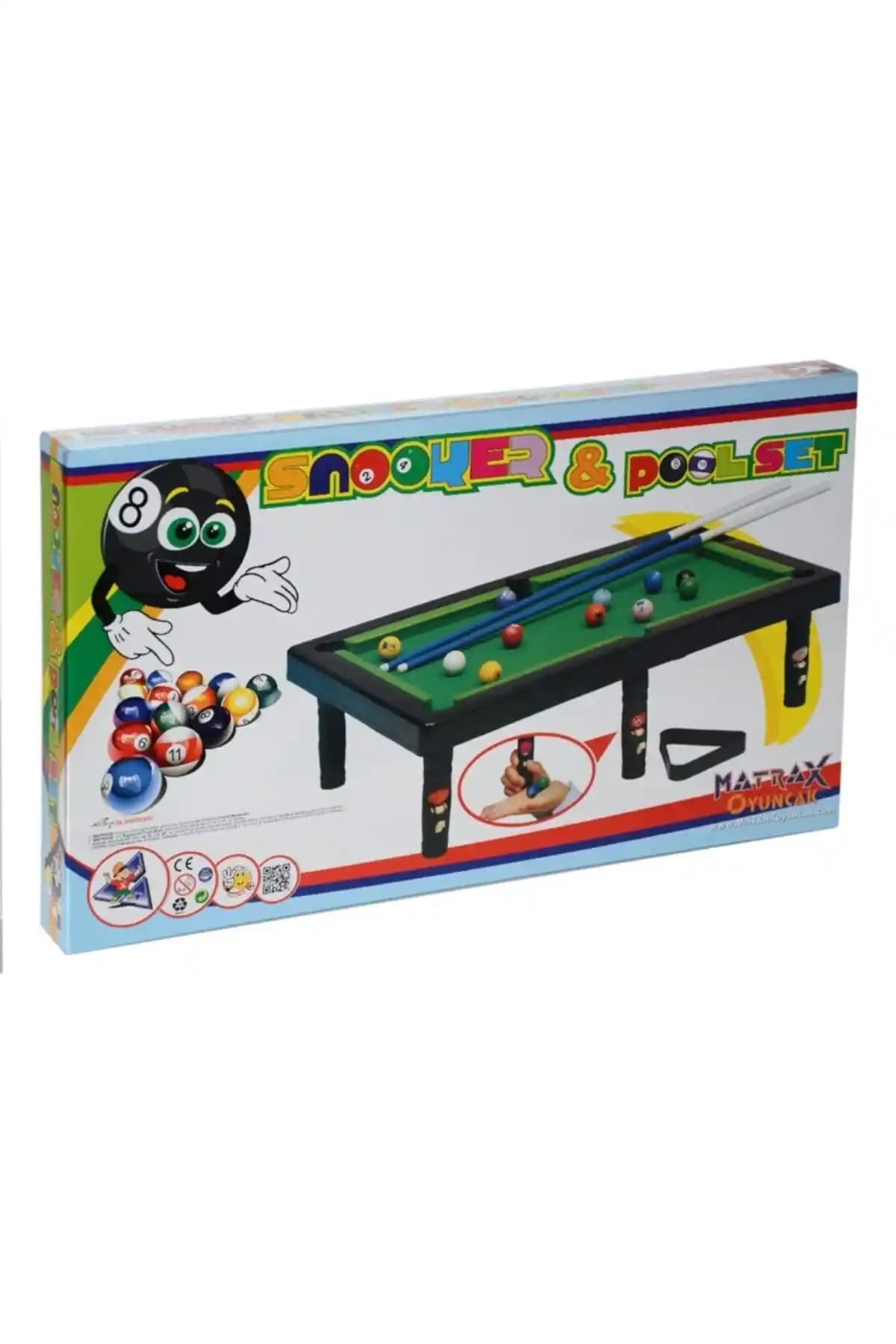 011 Snooker Poolset Bilardo Oyunu Çocuklar İçin Eğlenceli ve Eğitici Aktivite Seçeneği