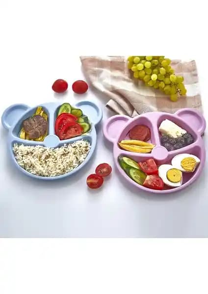Alin Kitchen Ayıcık Mama Tabağı: Güvenli ve Eğlenceli Çocuk Yemek Seti