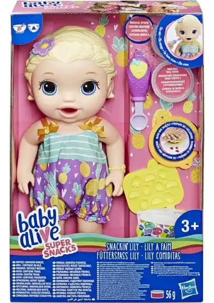 Baby Alive Lily ile Mama Eğlencesi: Gerçekçi ve Eğitici Bebek Oyuncağı