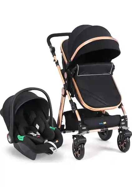Baby Plus Canyon Travel Sistem V2 Bebek Arabası ve Ana Kucağı Güvenli Konforlu Seyahat Çözümü