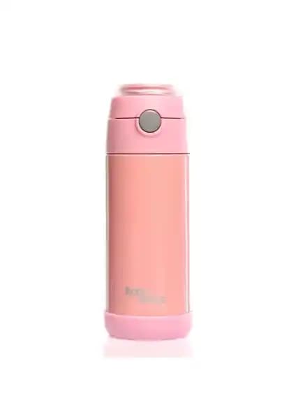 Baby Plus Çelik Termoslu Matara 350ml Pembe Güçlü ve Pratik Tasarım
