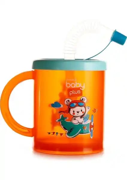 Baby Plus Desenli Pipetli Bardak 210 ml Ergonomik ve Sağlıklı Çocuk İçin