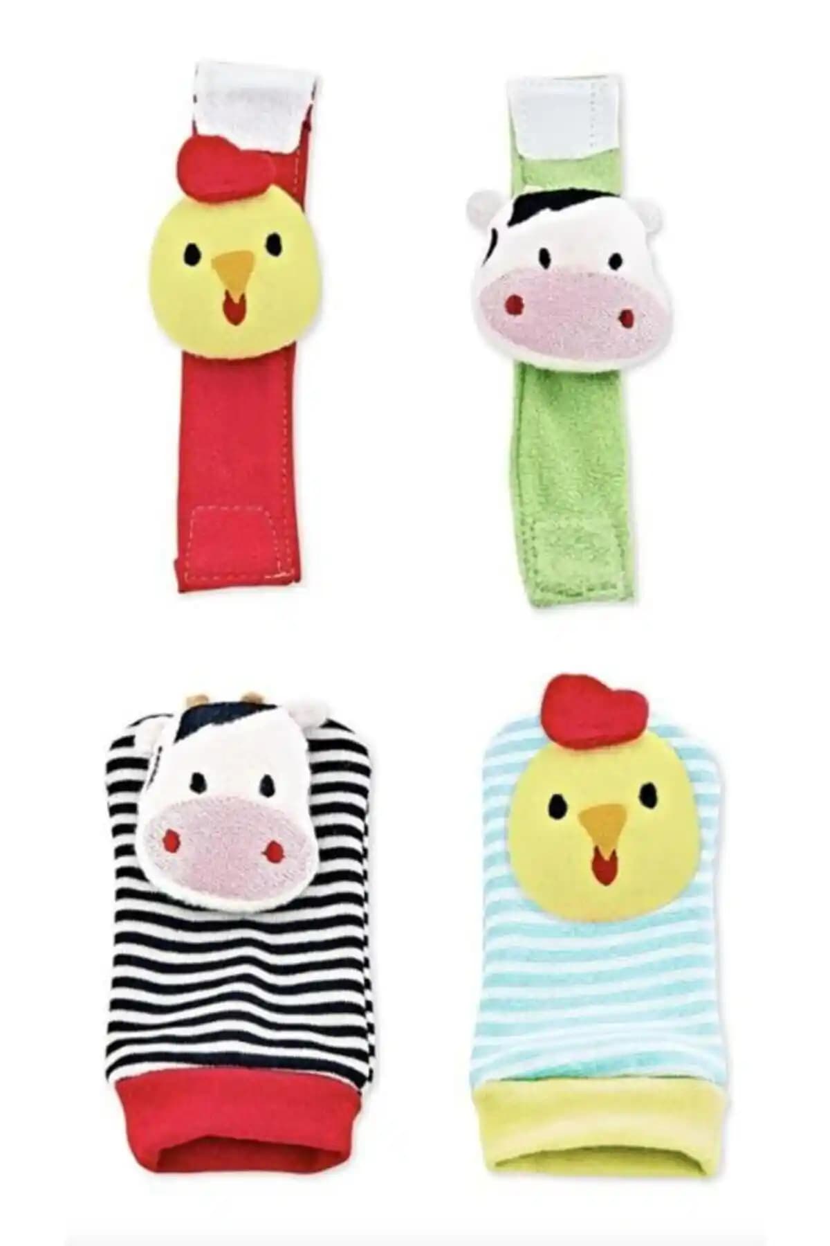 Babyjem Çıngıraklı Çorap ve Bileklik Seti: Güvenli ve Eğlenceli Bebek Aksesuarları