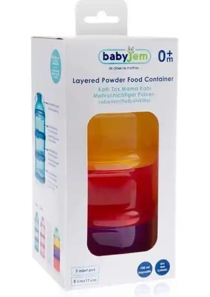 Babyjem Katlı Toz Mama Kabı: Güvenli ve Çok Fonksiyonlu Bebek Beslenme Çözümü