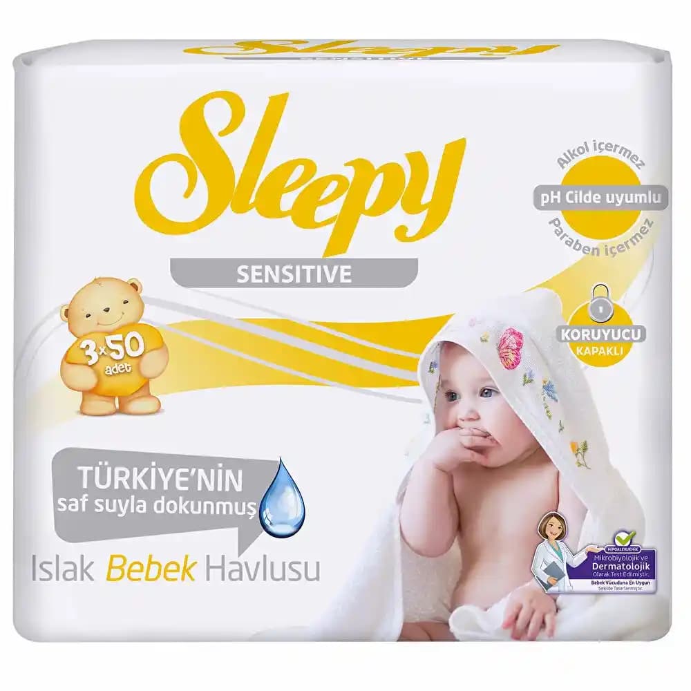 Bebek Bakımında Hijyen ve Pratiklik Sağlayan Sleepy Markası Islak Mendil Özellikleri