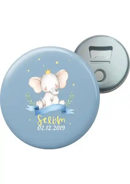 Grafilli Design 010 Hoşgeldin Bebek Magnet Açacak Dekoratif ve Kişiselleştirilebilir Ürün