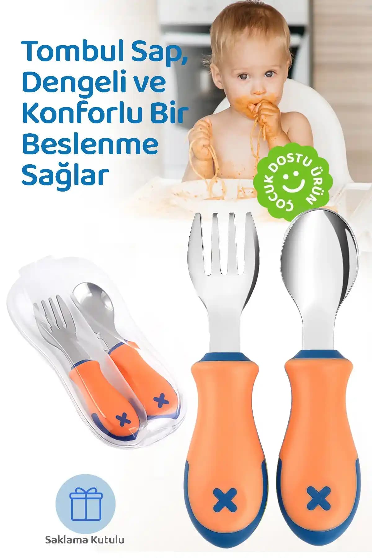 Hafif Bebek Çatal Kaşık Setleri: Güvenli ve Ergonomik Tasarımlarla Çocukların Yemek Deneyimini Kolaylaştırır