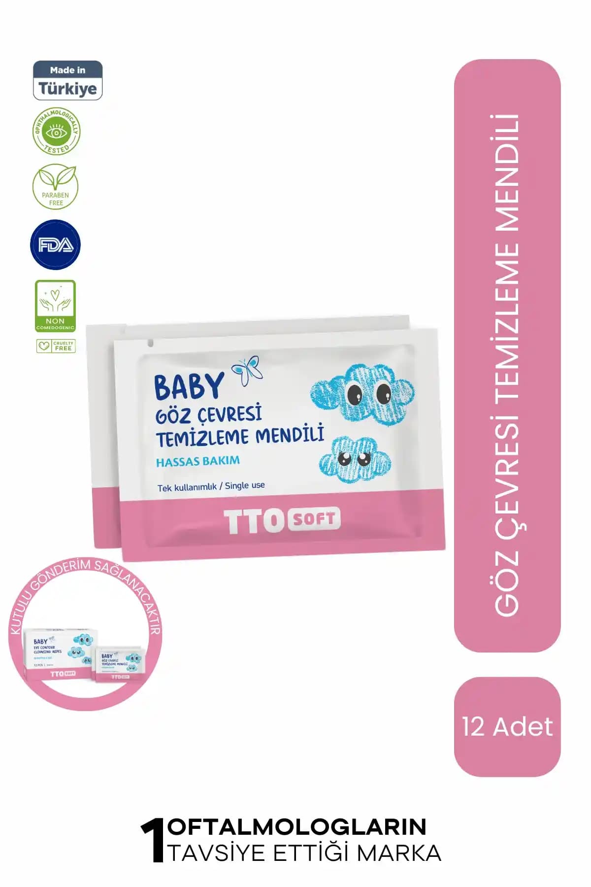 Hassas Bebek Göz Bakımı Mendili: Güvenli ve Etkili Temizlik Seçenekleri