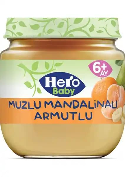 Hero Baby Muzlu Mandalina Armutlu Kavanoz Maması İncelemesi ve Kullanım Tavsiyeleri