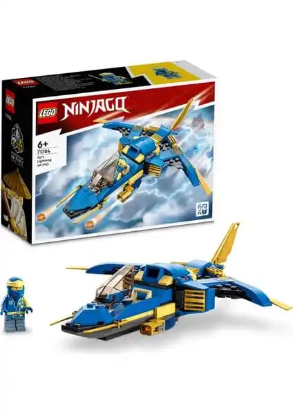 LEGO NINJAGO Jay'in Yıldırım Jeti Evo 71784 Yaratıcı ve Heyecan Dolu Oyuncak Seti