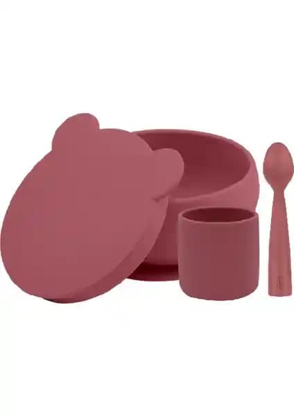 OiOi BLW Set I Velvet Rose: Modern ve Hijyenik Bebek Beslenme Çözümü
