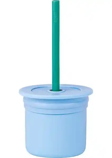 OiOi Ham Hüp Pipetli Bardak Seti 6+ Ay Çocuklar İçin Güvenli ve Pratik Tasarım
