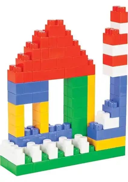Pilsan Master Bloklar 134 Parça Büyük Set Çocuklar İçin Güvenli ve Yaratıcı Oyun Seçeneği