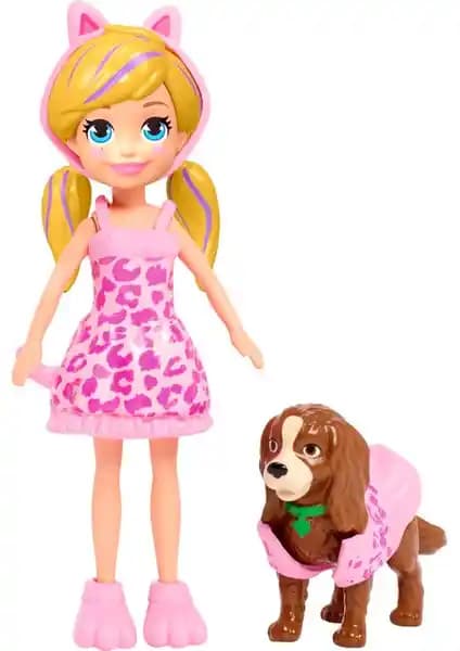 Polly Pocket ve Hayvan Dostu Kostüm Giyiyor Oyun Seti Çocuklar İçin Eğlenceli ve Öğretici Bir Oyun Deneyimi