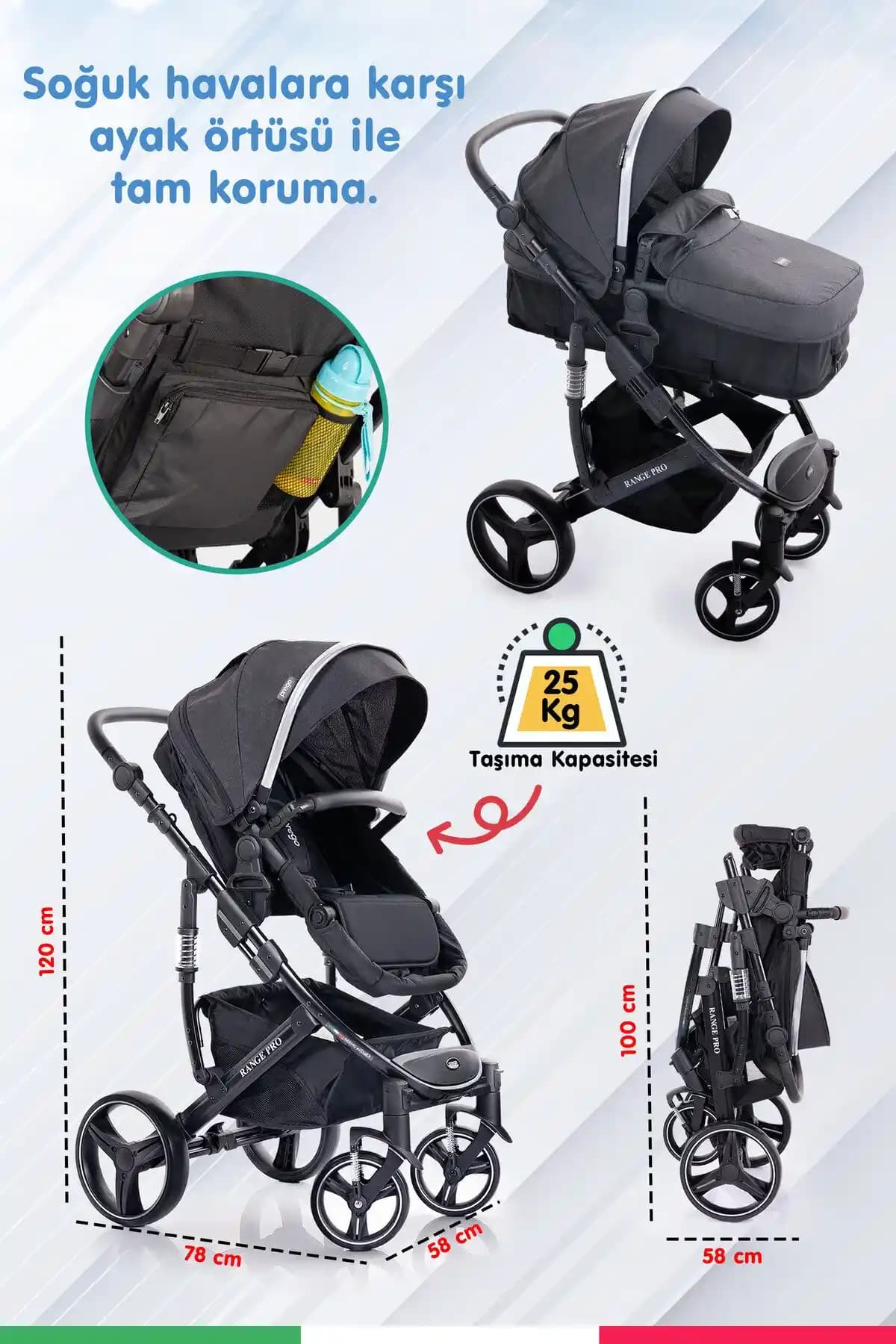 Prego Baby Cool Travel Sistem Bebek Arabası Özellikleri ve Kullanım Avantajları
