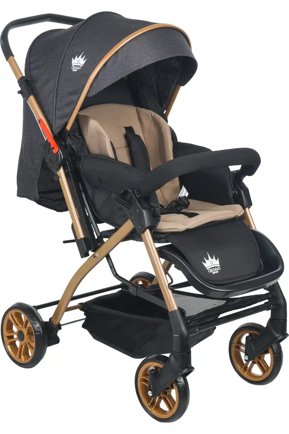 QESSO Baby Aqua Çift Yönlü Bebek Arabası Güçlü ve Kullanışlı Tasarım Özellikleri