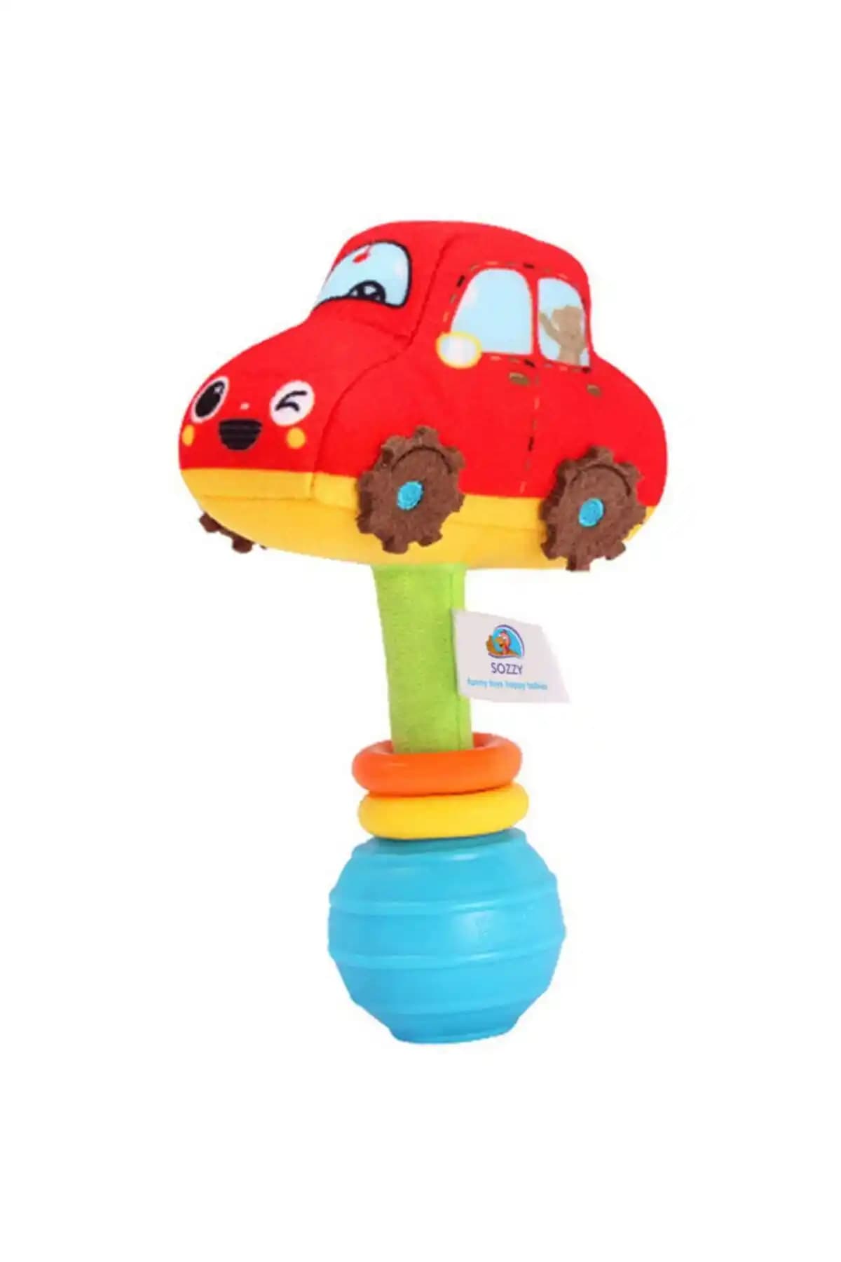 Sozzy Toys El Çıngırağı: Güvenli ve Eğlenceli Bebek Oyuncağı, Duyusal ve Motor Gelişimi Destekler